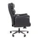 Офисное кресло Chairman 433 Россия экокожа черная. Фото товара с разных ракурсов.