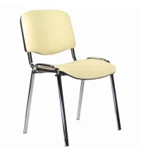 Стул STAFF "Iso Lite CF-008", хром, кожзам бежевый (Z-21)